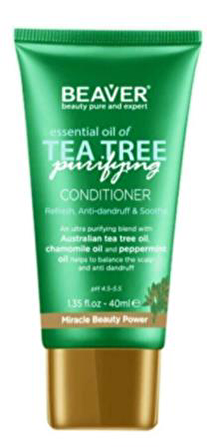 Beaver Tea Tree Purifying Kepek Önleyici Tüm Saç Tipleri İçin Saç Kremi 40 ml
