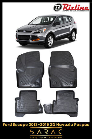 Rizline Ford Escape 2019 Model 3D Havuzlu Paspas