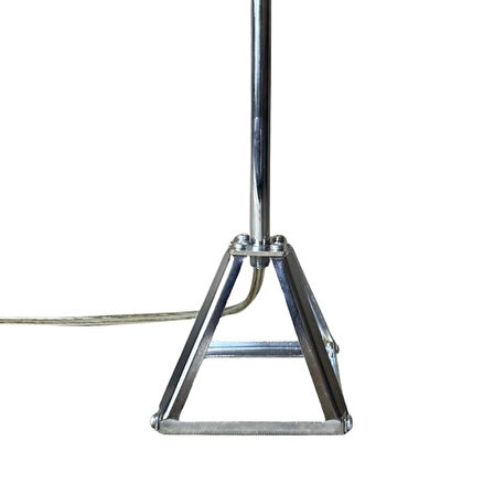 Uretti - Funda 1593 5588 Zümrüt Luna Noir Modern Abajur Metal Ayaklı Masa Lambası