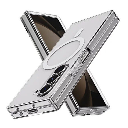Samsung Galaxy Z Fold 6 Kılıf Kamera Korumalı M-safe Sert PC Porto Kapak
