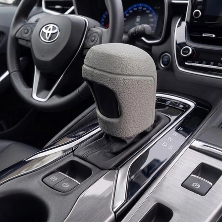 Otohouse Toyota Uyumlu Silikonlu Otomatik Vites Topuzu Koruyucu Kılıfı Gri