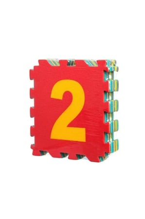 5 Adet Sayılar Puzzle Yer Matı – EVA Oyun Matı Ve Eğitici Sayı Puzzle Matı, 33X33 CM Parçalı Tasarım, Play Mat