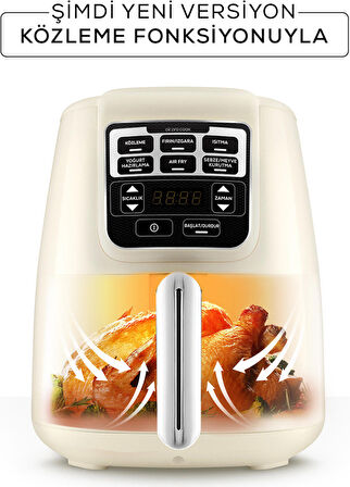 Karaca Air Pro Cook Köz Xl Airfryer Starlight 4 Kişilik