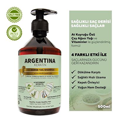 ARGENTINA KERATİN & ARGAN YAĞLI 3' LÜ SAÇ BAKIM SETİ