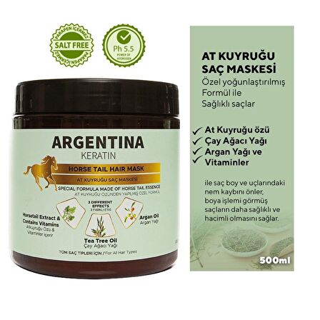 ARGENTINA KERATİN & ARGAN YAĞLI 3' LÜ SAÇ BAKIM SETİ