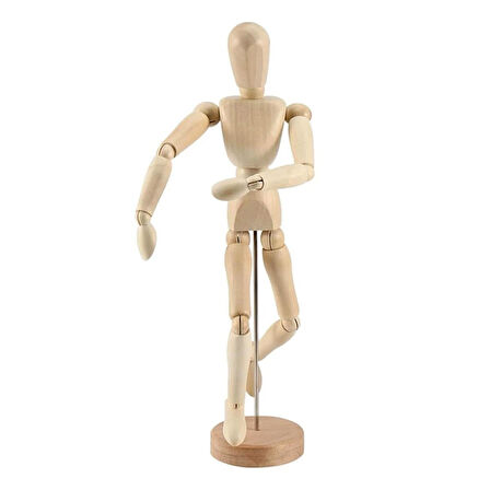 Eskiz Mankeni Ahşap Model 30 cm Manken Modelling