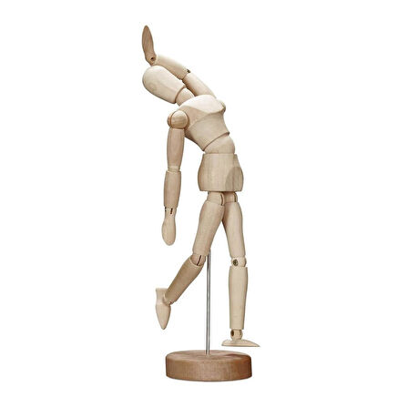 Eskiz Mankeni Ahşap Model 20 cm Manken Modelling