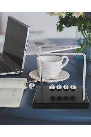 Newton Beşiği Denge Balans Topları Z Stant 14 cm