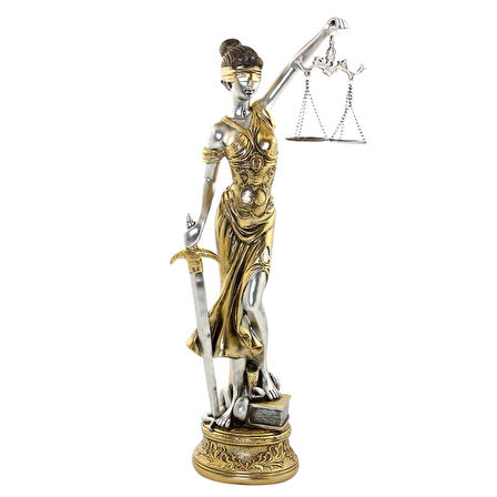 Themis Adalet Terazisi Heykeli Büyük 55cm