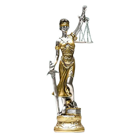 Themis Adalet Terazisi Heykeli Büyük 55cm