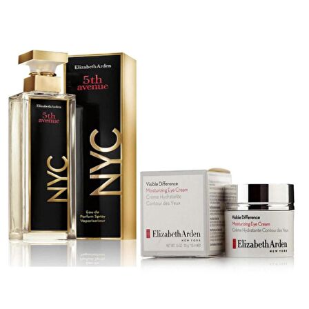 Nemlendirici Göz Kremi 15ML+Elizabeth Arden 5th Avenue NYC EDP Parfüm 125ML 2li Set