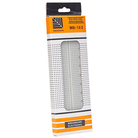 Ayt Breadboard 830 Pin Hücre Mb102 Devre Test Güç Kaynağı Modülü Arduino Büyük Boy Delikli Bread Board Proto