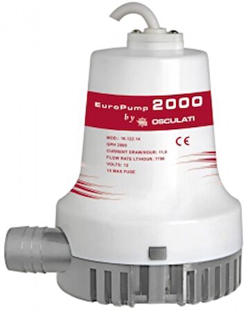 Europump II Sintine pompası 12V 2000 GL/saat Kapasite