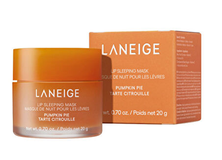 Laneige Lip Sleeping Mask Pumpkin Pie - Dudaklar için Gece Bakım Maskes 20 g - Balkabaklı Turtai