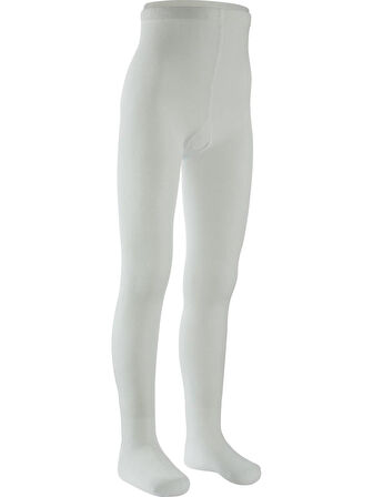 Royam Belino Düz Beyaz Pamuklu Çocuk Külotlu Çorap