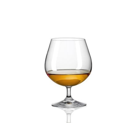 Rona Edition Brandy Kadehi - 400 ml - 6'lı Set | Slovak İşçiliği, Avrupa Üretimi