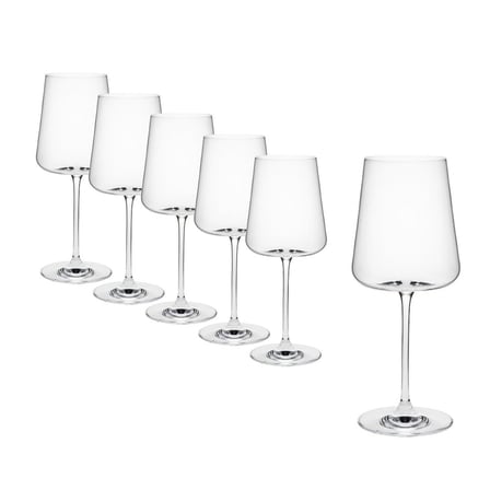 Rona Mode Beyaz Şarap Kadehi - 360 ml - 6lı Set | Slovak İşçiliği, Avrupa Üretimi