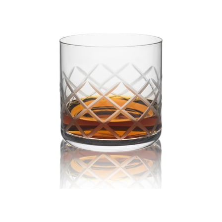 Rona Old Fashioned Diamond Viski Bardağı - 370 ml - 6'lı Set | Slovak İşçiliği, Avrupa Üretimi