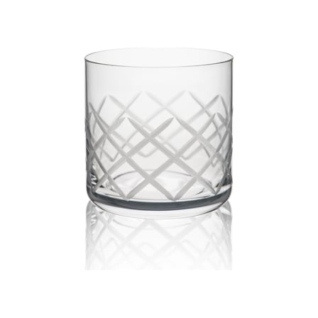 Rona Old Fashioned Diamond Viski Bardağı - 370 ml - 6'lı Set | Slovak İşçiliği, Avrupa Üretimi