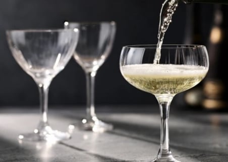 Rona Classic Cocktails Paris Şampanya ve Kokteyl Kadehi - Optic - 260 ml - 6'lı Set | Slovak İşçiliği, Avrupa Üretimi