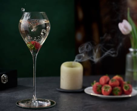 Rona Diverto Şampanya Kadehi - 310 ml - 6'lı Set  | Avrupa Üretimi İthal