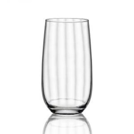 Rona Lunar Optic Meşrubat ve Long Drink Bardağı - 420 ml - 6lı Set | Slovak İşçiliği, Avrupa Üretimi