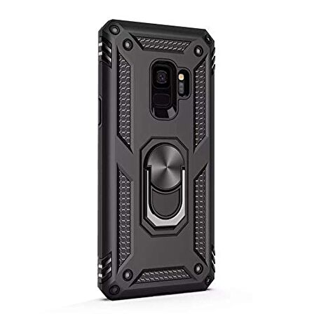 Gpack Samsung Galaxy S9 Plus Kılıf Vega Standlı Yüzüklü Mıknatıslı