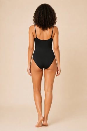 Kadın İnce Askılı Pamuklu Çıtçıtlı Body