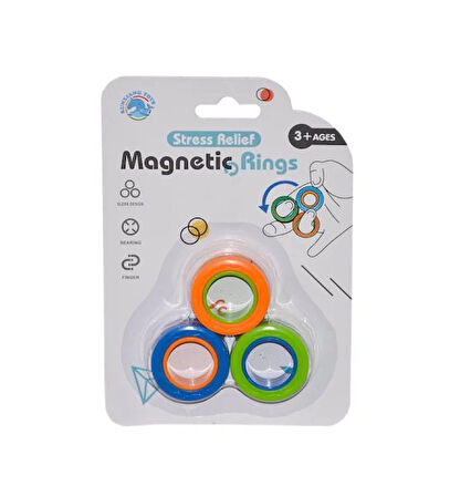 Manyetik Stres Yüzüğü Fidget Ring