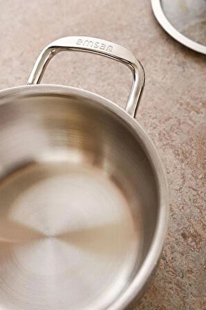 Em san Birce Çelik Derin Tencere 22 cm