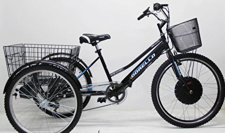Dorello Elektriklicargo Bisikleti 48 Dc. 1000 Watt Cargo Bisikleti 3 Tekerlek