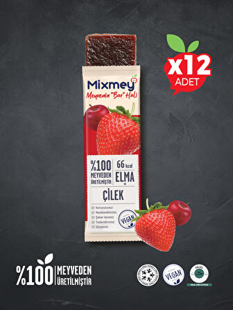 MEYVE BAR  ÇİLEK 20GR *12ADET