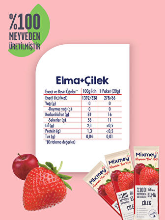 MEYVE BAR  ÇİLEK 20GR *12ADET