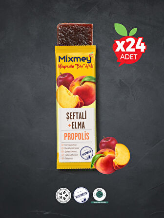 Mixmey Bee Şeftali Propolis 25GR * 24 ADET