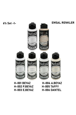 Hybrid Multisurface 120ml 6'lı Beyaz Set (1)