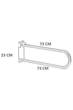 Standart Engelli Mafsallı Tutunma Barı Çap 32mm 