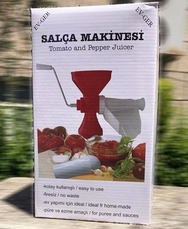 Salça Makinası Ev Tipi Pratik Evger