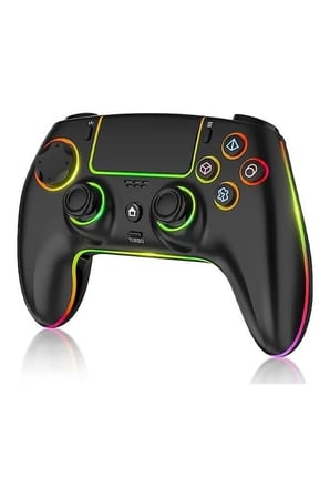 Kontorland Kablosuz RGB Işıklı Gamepad – PS4, PS3, PC, Switch, Android, iOS & Steam Deck Uyumlu