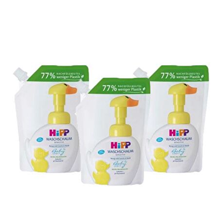 Hipp Babysanft Yedek Poşet El Yıkama Köpüğü 250 ml x 3 Adet