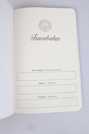 Lisansli Fenerbahçe Noktali Defter,2'Li Kurşun Kalem ,Kalemtıraş,Silgi Ve Versatil Uçlu Kalem Seti 