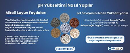 Hidrotek B12 Vitamin Korumalı pH 9 Su Arıtma Cihazı