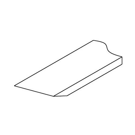 NAREX 818308 HSS Mini Ahşap Torna Bıçağı Sağ Eğri Ağız 8x50 mm