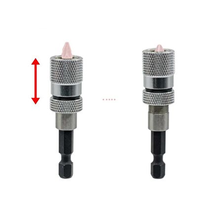 Narex 832801 Derinlik Ayarlı Manyetik 1/4'' Bits Tutucu