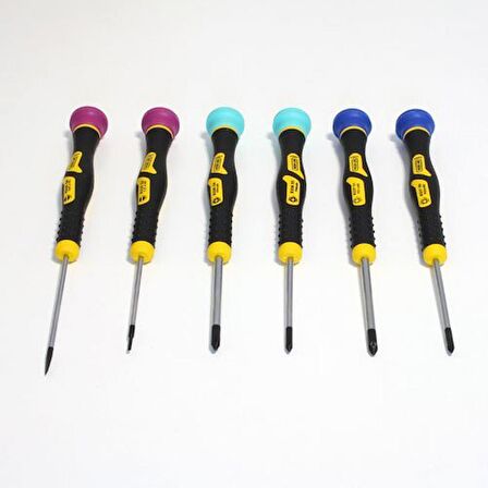 NAREX 862671 Micro Line Elektronikçi Klemens Tornavida Takımı 6 Parça