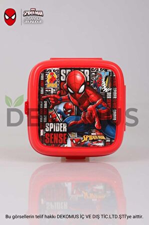 LİSANSLI SPIDERMAN 2 KATLI BESLENME KUTUSU / LUNCH BOX