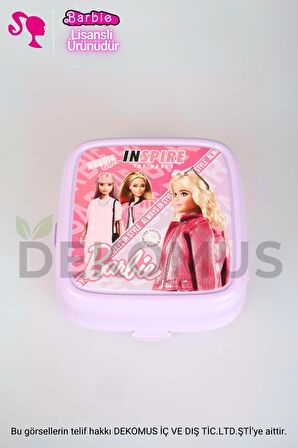 LİSANSLI BARBIE 2 KATLI BESLENME KUTUSU *SMART LUNCH BOX* INSPIRE