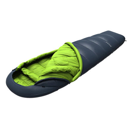 Hannah Bivak 240 Uyku Tulumu - Sağ Midnight Navy-Lime-190P