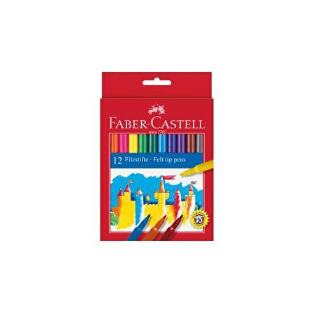 Faber-Castell UniColor Keçeli Kalem 12'li
