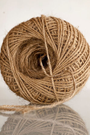Jut İpi 100 gr Doğal İp, Çuval İp, Hasır İp, Hasır Renk 10 Adet
