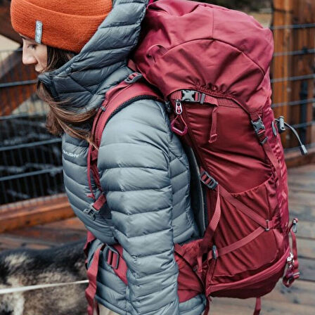 HUSKY RANIS 70 LT SIRT CANTA (BORDO)